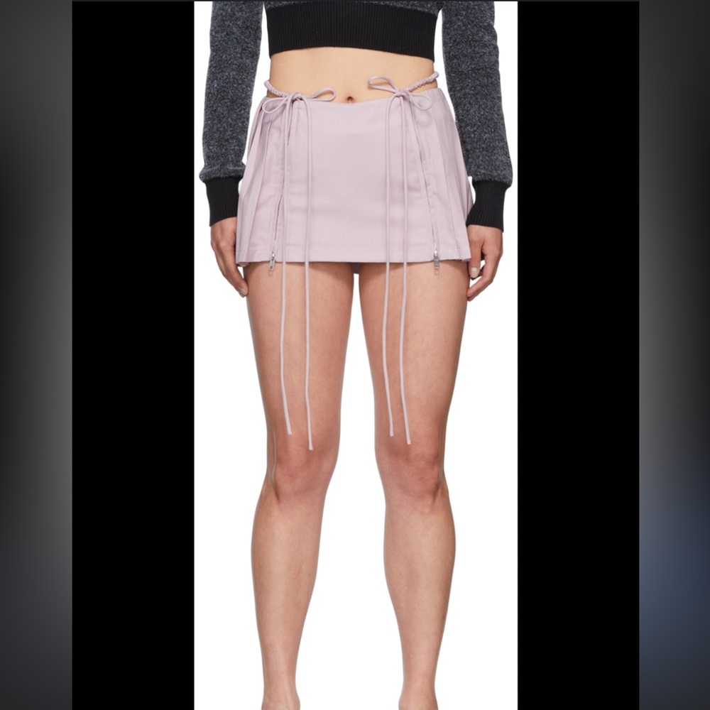 Nodress Purple pleated skirt